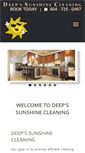 Mobile Screenshot of deepssunshinecleaning.com